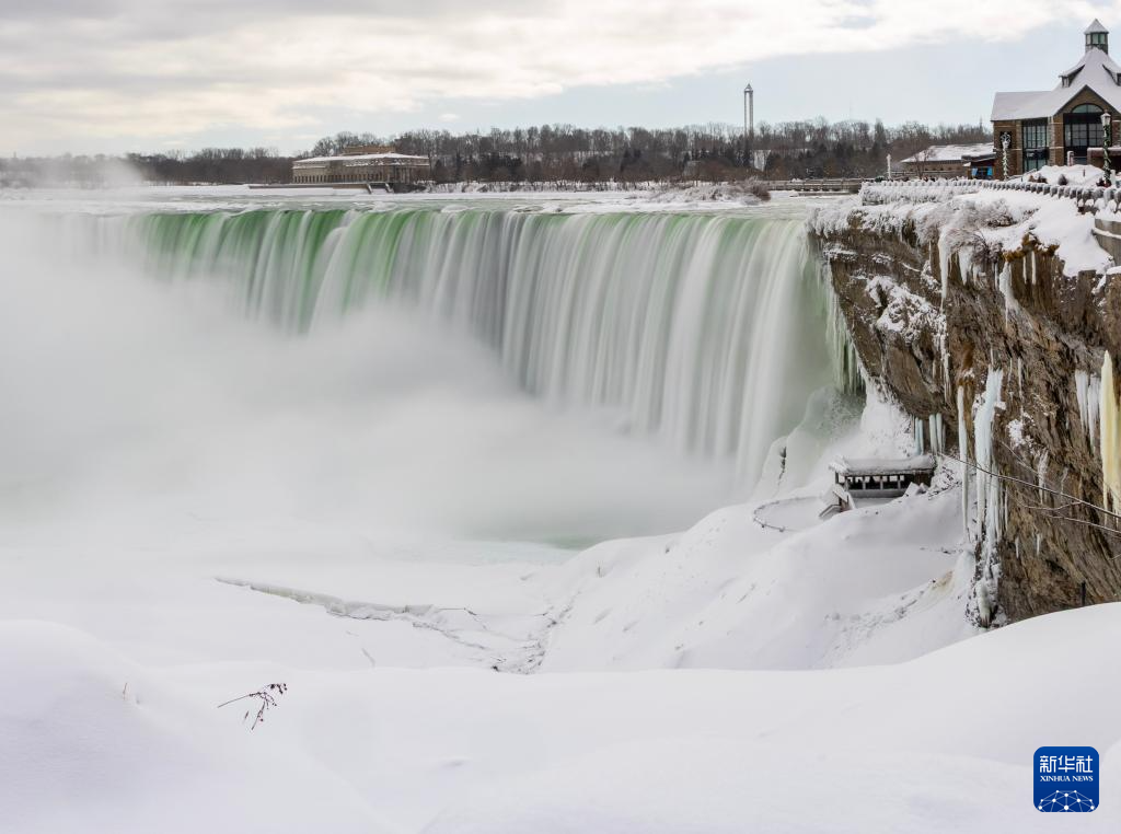 冬日里的尼亞加拉瀑布