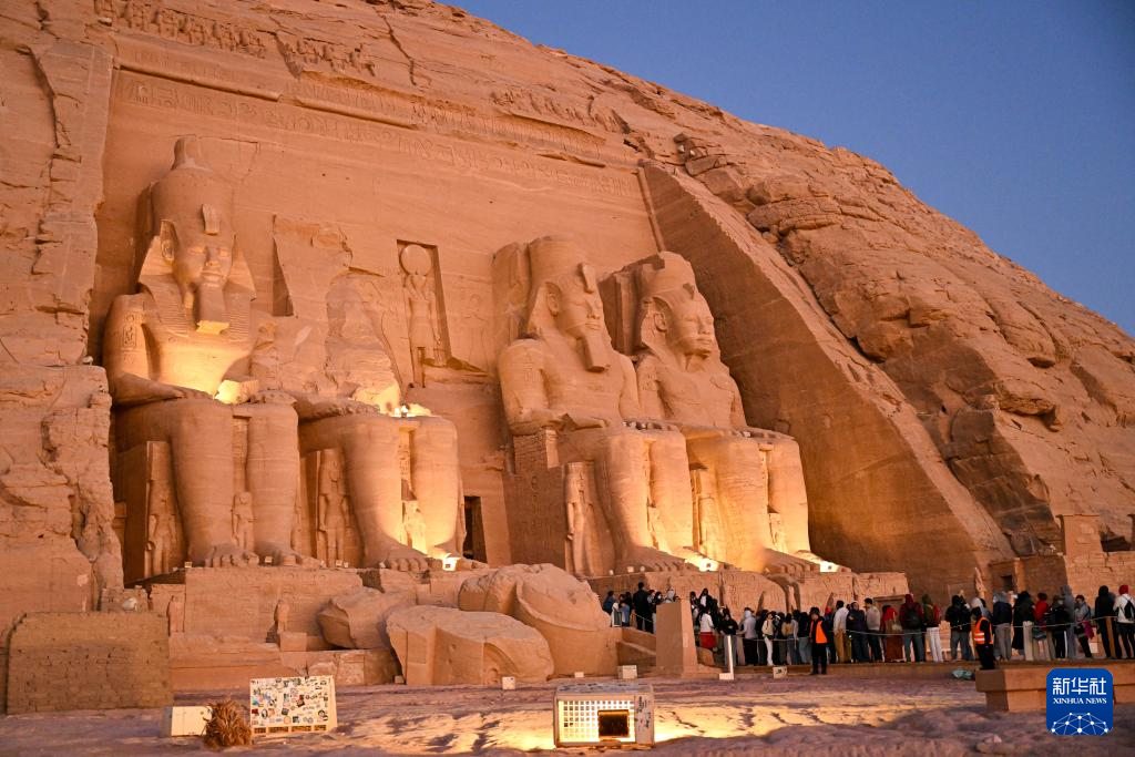 埃及阿布·辛拜勒神廟迎來“日光節(jié)”